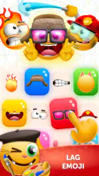 Emoji up: genmoji ai sticker screenshot