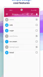 Enkel handleliste screenshot