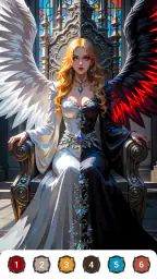 Epic Fantasy Color by Numbers screenshot
