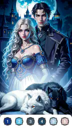 Epic Fantasy Color by Numbers screenshot