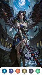 Epic Fantasy Color by Numbers screenshot