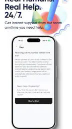 eSIM & virtuelt nummer GetSim screenshot