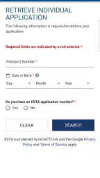 ESTA Mobile screenshot