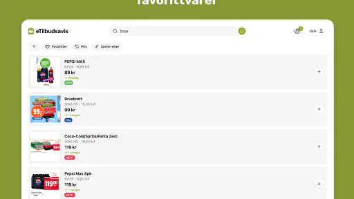 eTilbudsavis screenshot