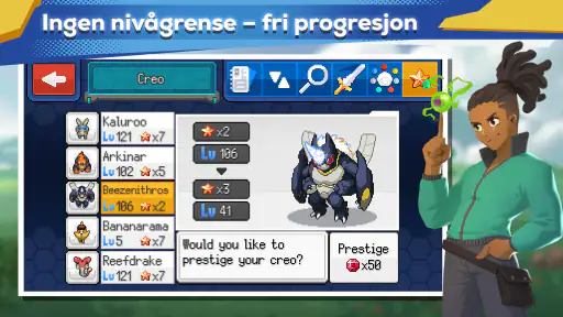 EvoCreo 2: Monster RPG Eventyr screenshot