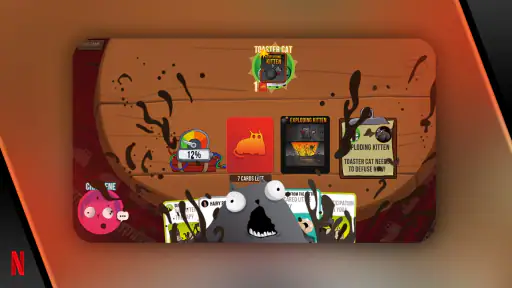 Exploding Kittens NETFLIX screenshot