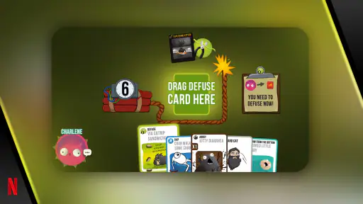 Exploding Kittens NETFLIX screenshot