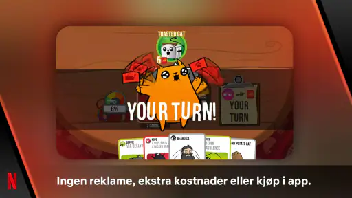 Exploding Kittens NETFLIX screenshot