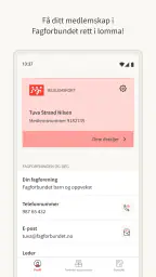 Fagforbundet medlem screenshot