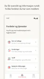 Fagforbundet medlem screenshot