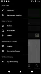 Fahrtenbuch screenshot