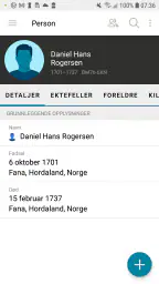 FamilySearch Tre screenshot