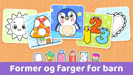 Fargelegging Spill for småbarn screenshot