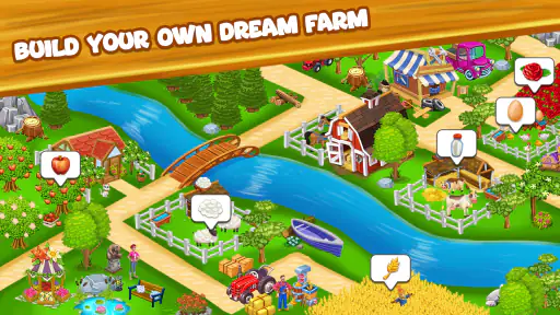 Farm Day landbrug Offline Game screenshot