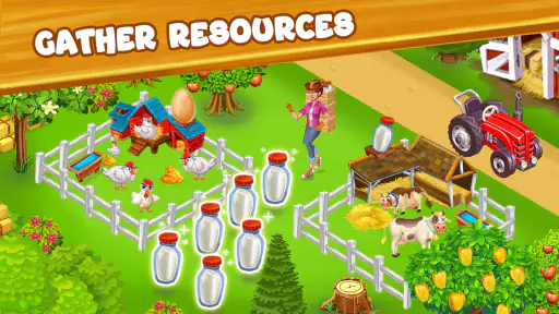 Farm Day landbrug Offline Game screenshot