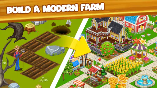 Farm Day landbrug Offline Game screenshot