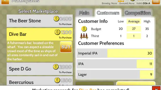 Fiz : Brewery Management Game screenshot