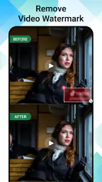 Fjern vannmerke, retusj screenshot
