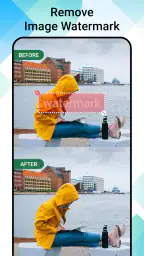 Fjern vannmerke, retusj screenshot