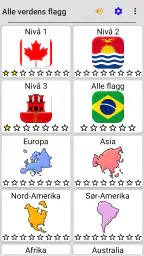 Flagger av alle land i verden screenshot