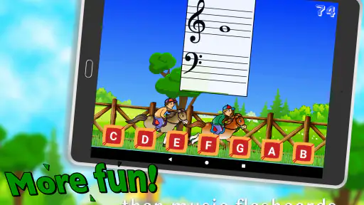 Flashnote Derby- music notes! screenshot