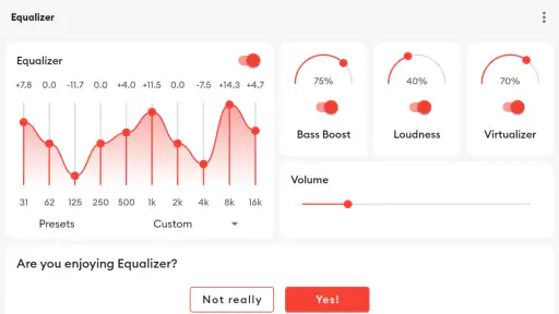 Flat Equalizer - Bass Booster screenshot