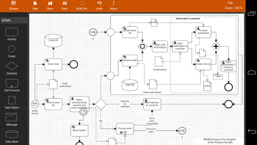 Flowdia Diagrams screenshot