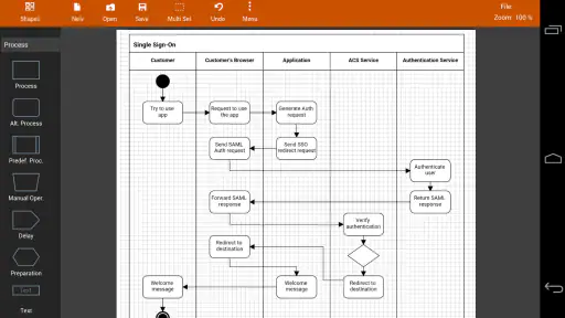 Flowdia Diagrams screenshot