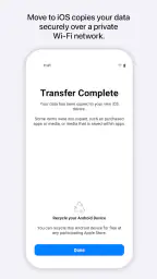 Flytt til iOS screenshot