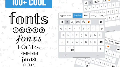 Fonts Keyboard - Skrifter screenshot