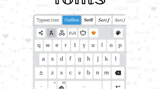 Fonts Keyboard - Skrifter screenshot
