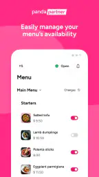 foodpanda partner screenshot