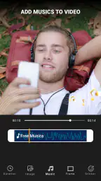 Fotovideomaker med musikk screenshot