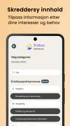 Friskus kommune screenshot