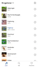 Fuglelyder screenshot