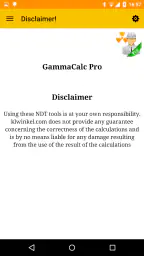 Gamma Calculator Pro screenshot