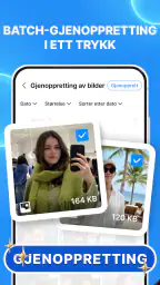 Gjenopprett tapte bilder screenshot