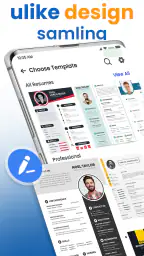 gjenoppta bygger Pdf CV maker screenshot