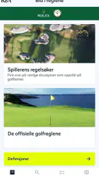 Golfreglene 2023 screenshot