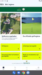 Golfreglene 2023 screenshot