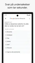 Google Belønning for meninger screenshot