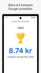 Google Belønning for meninger screenshot