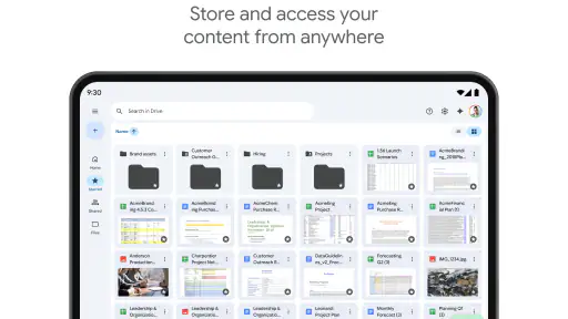 Google Disk screenshot