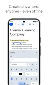 Google Dokumenter screenshot