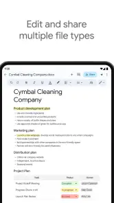 Google Dokumenter screenshot