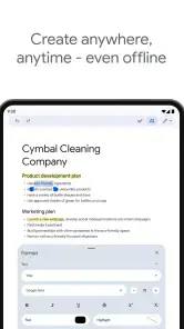 Google Dokumenter screenshot