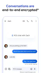Google Meldinger screenshot