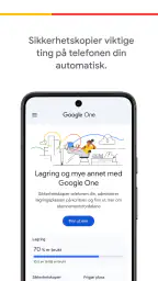 Google One screenshot
