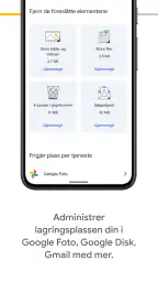 Google One screenshot