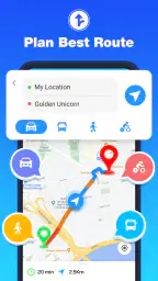 GPS kart navigasjon screenshot
